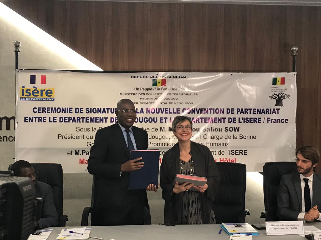 Signature de Convention: Kédougou et Isère mobilisent 660 millions de fcfa pour une coopération descentralisée