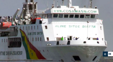 Secteur maritime : Le navire Aline Sitoé Diatta réalise avec succès son voyage inaugural de Dakar à Ziguinchor